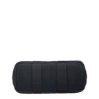 Hermes Valparaiso PM Handbag Black Toilet Blanc Leather Canvas — view 3