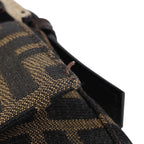 Fendi Zucca Pattern Mamma Baguette Shoulder Bag Canvas Brown — view 7
