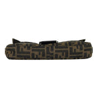 Fendi Zucca Pattern Mamma Baguette Shoulder Bag Canvas Brown — view 5