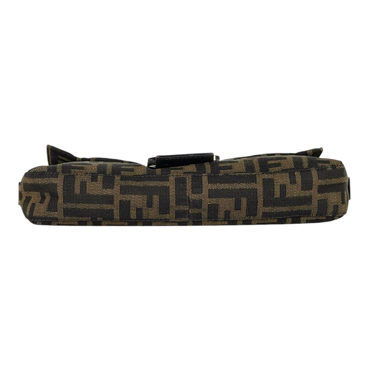 Fendi Zucca Pattern Mamma Baguette Shoulder Bag Canvas Brown — view 5
