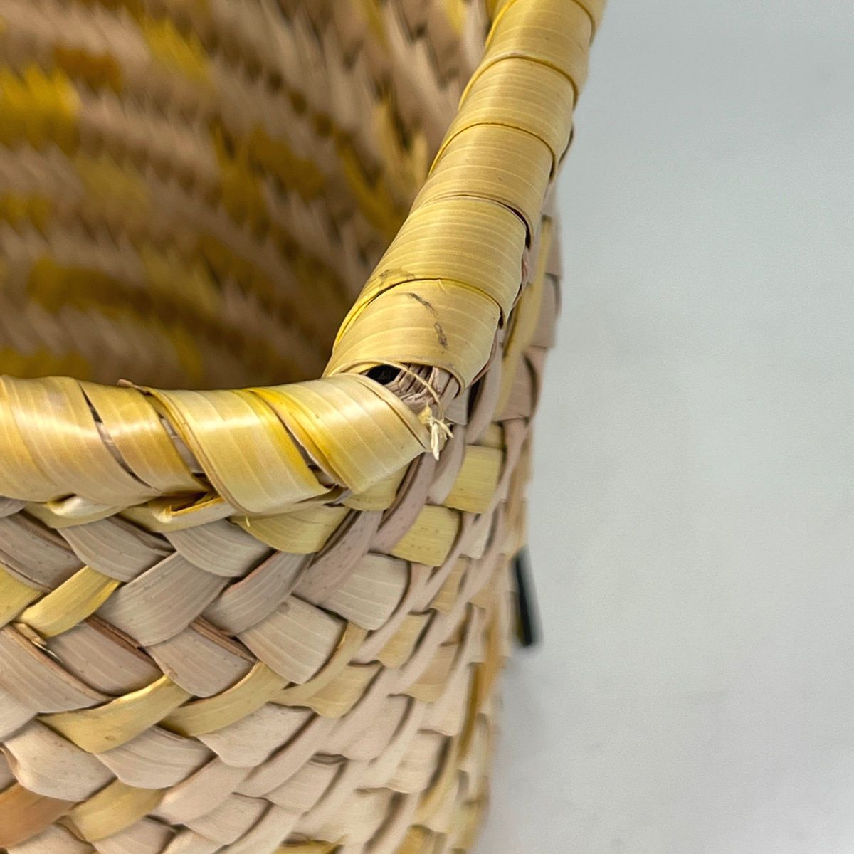 Loewe Basket Bag Small Bag Anagram Palm Leaf Handbag Raffia Beige Yellow — view 6