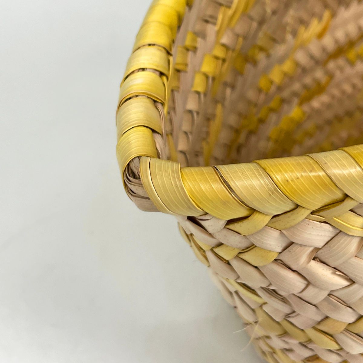 Loewe Basket Bag Small Bag Anagram Palm Leaf Handbag Raffia Beige Yellow — view 5