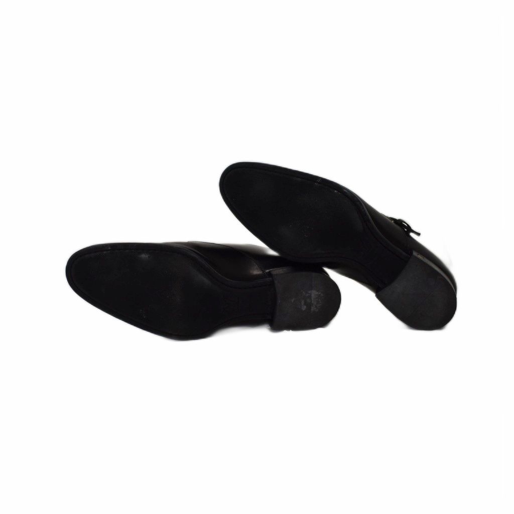 Louis Vuitton Business Shoes Dress Leather Logo Belt 8 Black — view 5