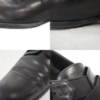 Louis Vuitton Business Shoes Dress Leather Logo Belt 8 Black — view 9