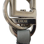 Dior D-touch Key Holder Key Ring Logo Plate Silver Gray — view 4