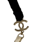 Chanel Headband Chain Camellia CC Logo Metal White Hair Accessory — view 5