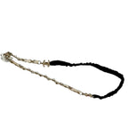 Chanel Headband Chain Camellia CC Logo Metal White Hair Accessory — view 9