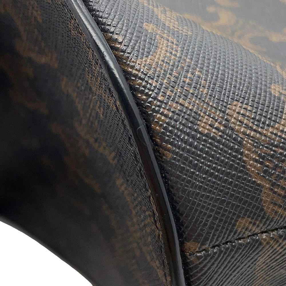 Celine Backpack Boni Triomphe Leather Brown — view 6