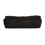 Celine Chain Shoulder Bag C Am Suede Black — view 3