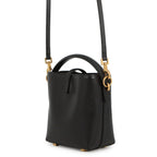 Saint Laurent Paris le 37 Mini Bucket Bag Calf Leather Black 2-Way — view 2