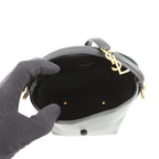 Saint Laurent Paris le 37 Mini Bucket Bag Calf Leather Black 2-Way — view 6