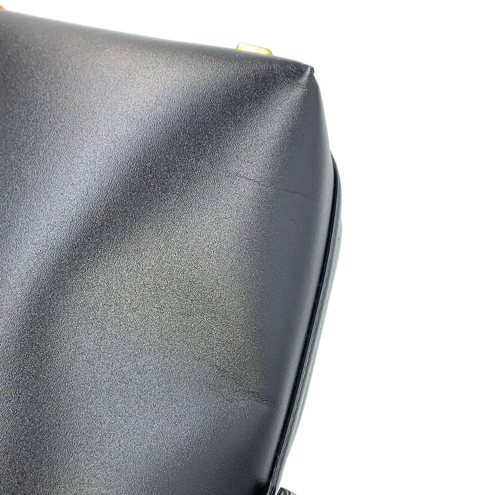 Saint Laurent Paris le 37 Mini Bucket Bag Calf Leather Black 2-Way — view 7