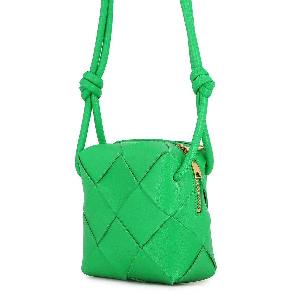 Bottega Veneta Shoulder Bag Maxi Intrecciato Mini Cassette Lambskin — view 2