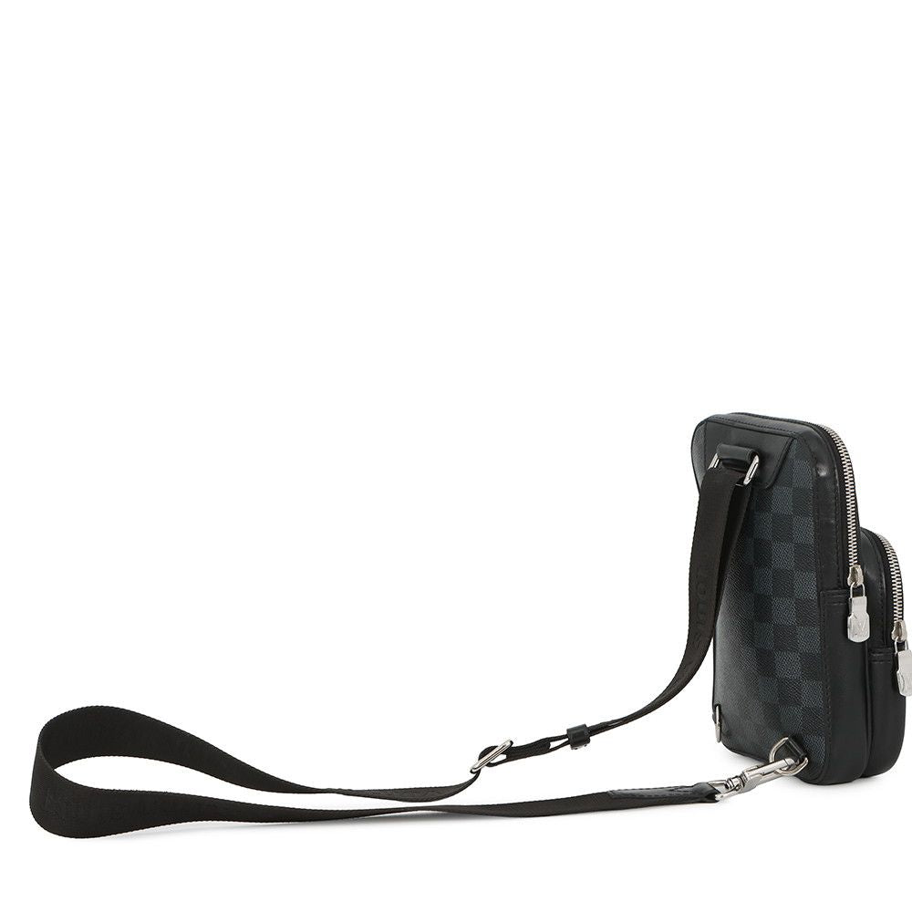 Louis Vuitton Belt Bag Damier Graphite Amazon Black — view 2