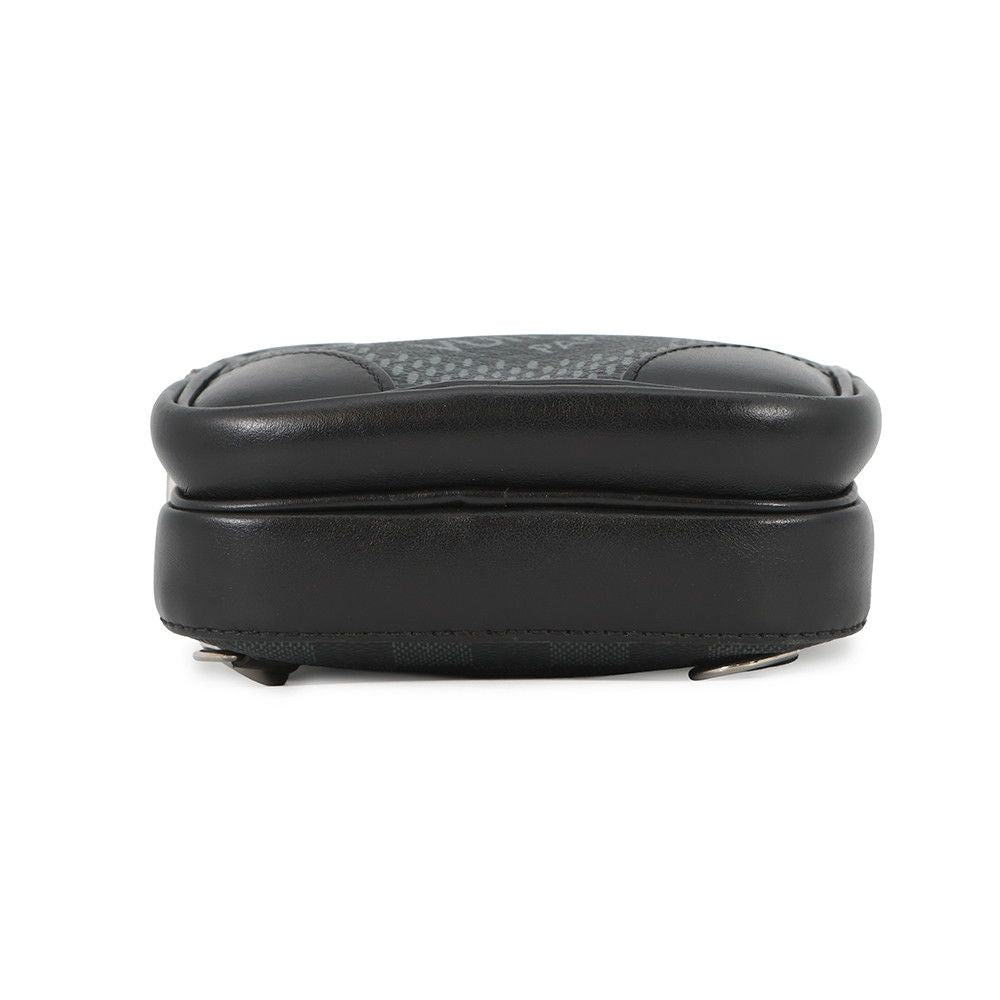 Louis Vuitton Belt Bag Damier Graphite Amazon Black — view 4