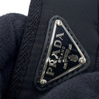 Prada Collar Re-Nylon Pet M Black Dog Pet Supplies — view 6