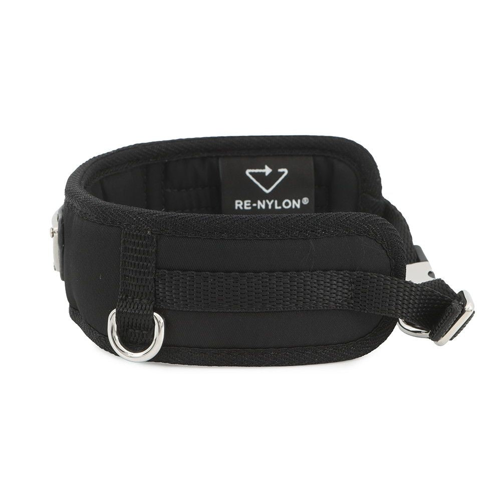 Prada Collar Re-Nylon Pet M Black Dog Pet Supplies — view 2