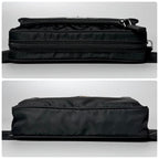 Prada Triangle Logo Belt Bag Black Nylon — view 5