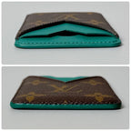 Louis Vuitton Card Holder Magnet Monogram Macassar — view 5