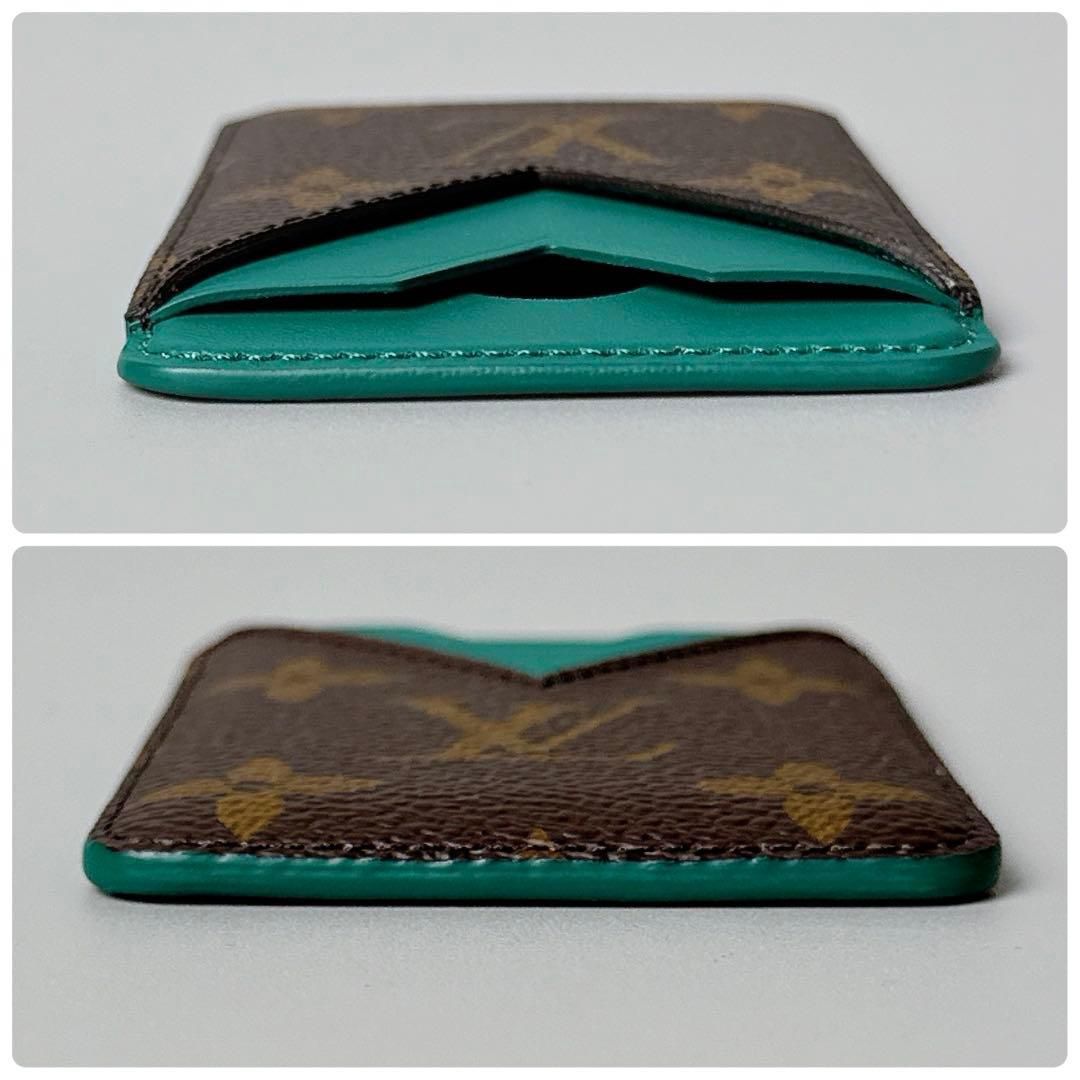 Louis Vuitton Card Holder Magnet Monogram Macassar — view 5