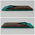 Louis Vuitton Card Holder Magnet Monogram Macassar — view 4