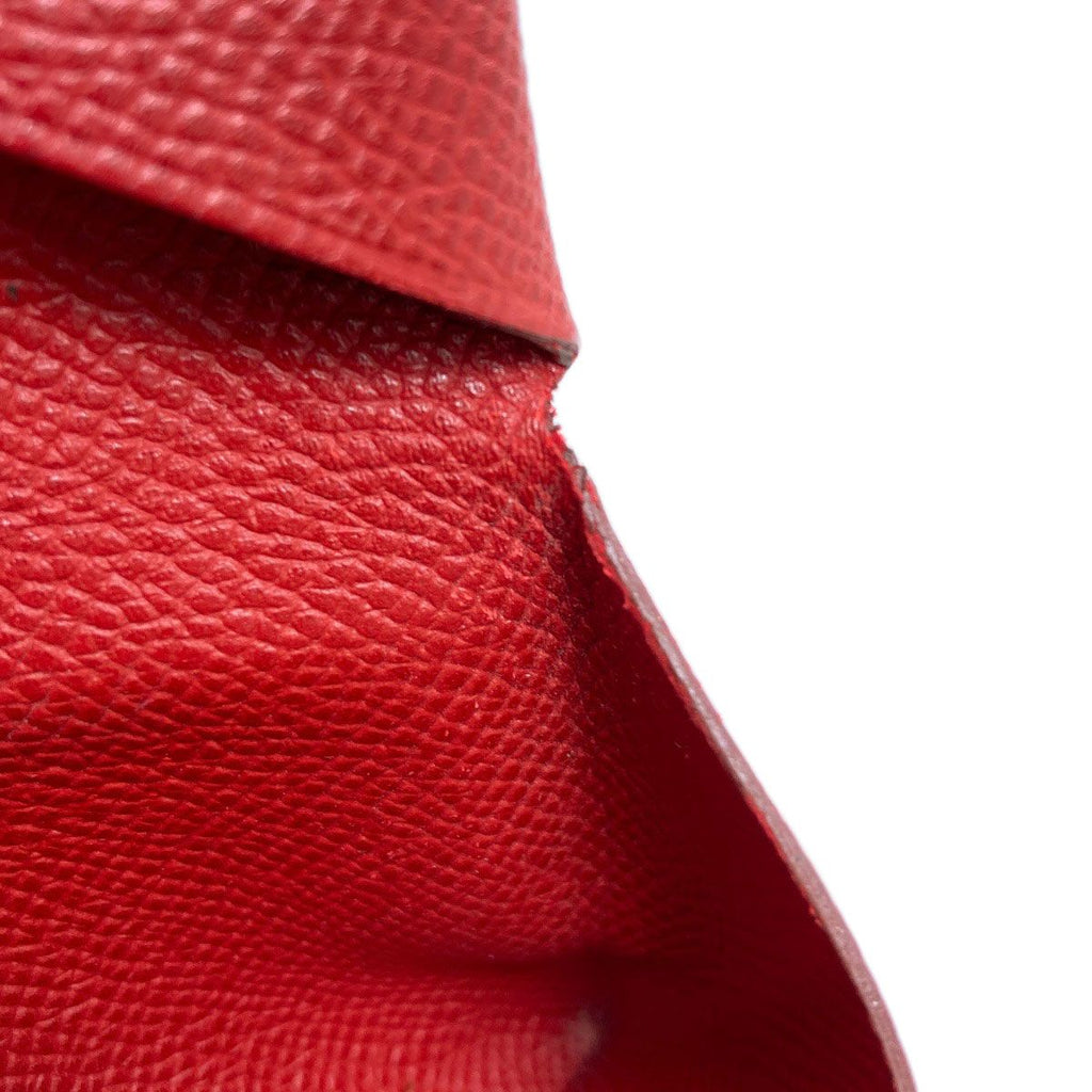 Hermes Calvi Silver Card Case Epsom — view 9