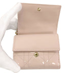 Dior Lady Lotus Bifold Wallet Patent Leather — view 4