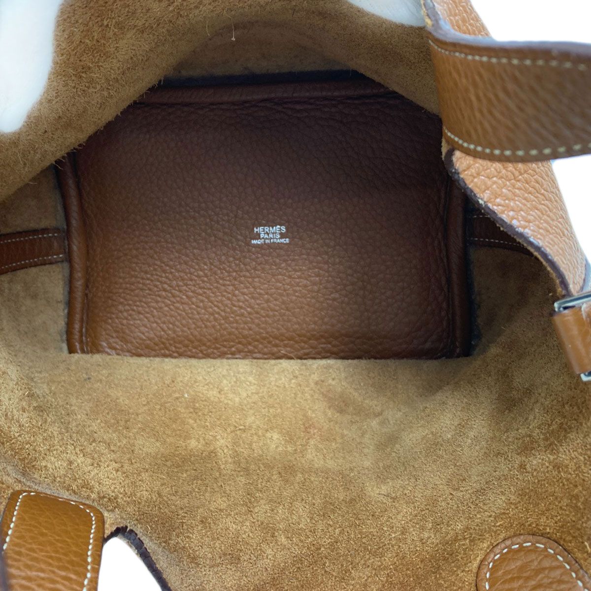 Hermes Picotin PM Gold Silver Handbag Epsom — view 5