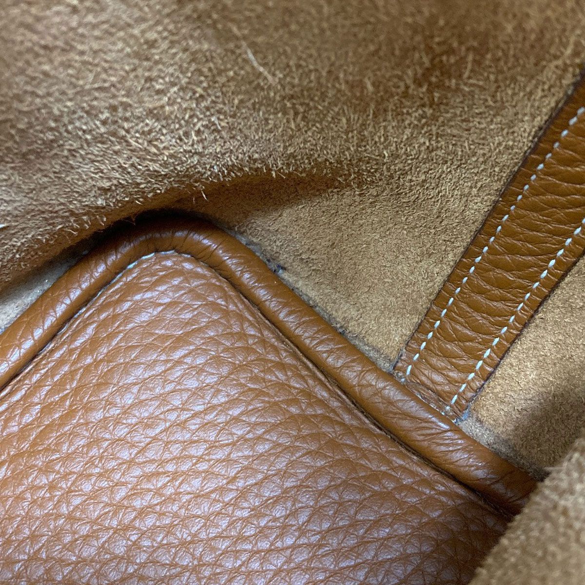Hermes Picotin PM Gold Silver Handbag Epsom — view 8
