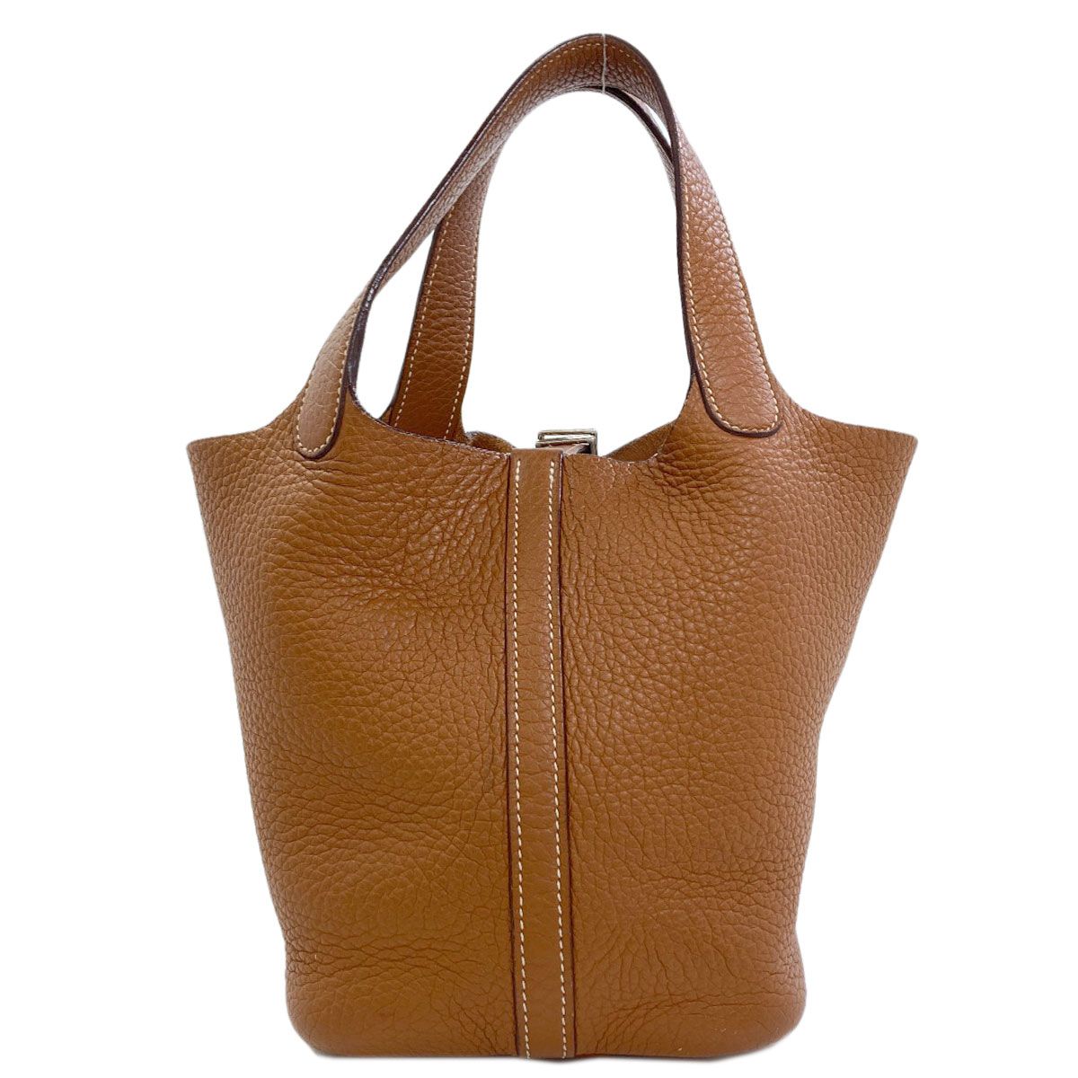 Hermes Picotin PM Gold Silver Handbag Epsom — view 2