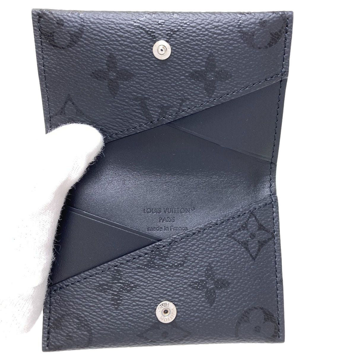 Louis Vuitton Card Holder Slim Case Monogram Midnight — view 4