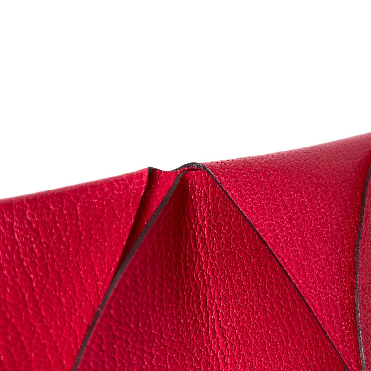 Hermes Calvi Duo Rose Silver Card Case Chevre Sham Kira — view 8