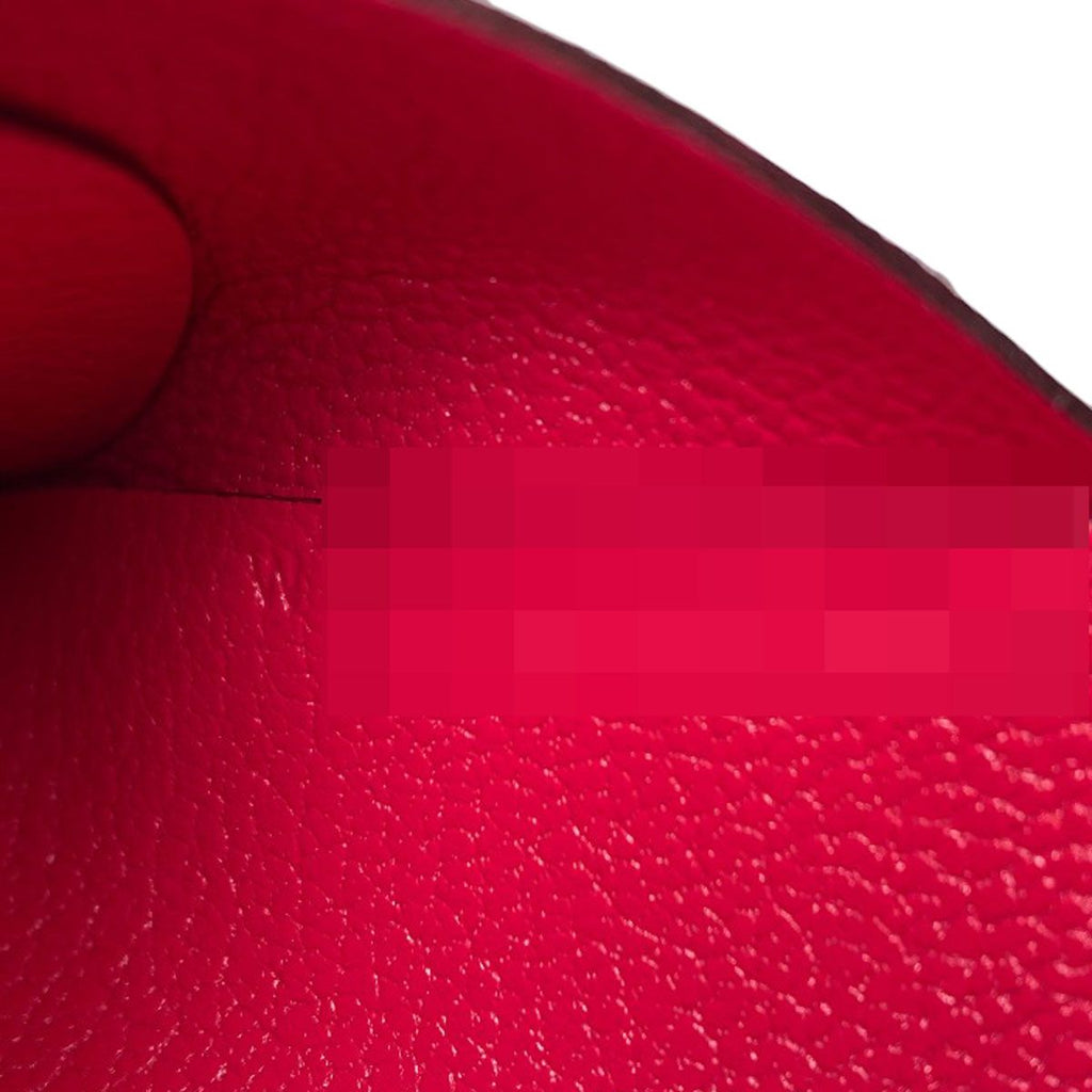 Hermes Calvi Duo Rose Silver Card Case Chevre Sham Kira — view 7
