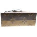 Louis Vuitton Monogram Reverse On The Go GM Handbag Brown Leather — view 5