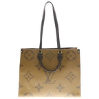 Louis Vuitton Monogram Reverse On The Go GM Handbag Brown Leather — view 2