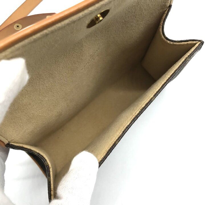 Louis Vuitton Pochette Florentine Monogram Belt Bag Leather Brown — view 8