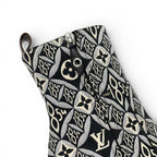 Louis Vuitton Silhouette Line Monogram Boots Short Shoes Fabric Black White — view 9