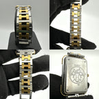 Hermes Croajour Watch with Extra Frames Quartz SS Silver Gold Vintage — view 9