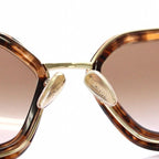 Prada Sunglasses 53 21 Brown Gold YM Eyewear — view 4