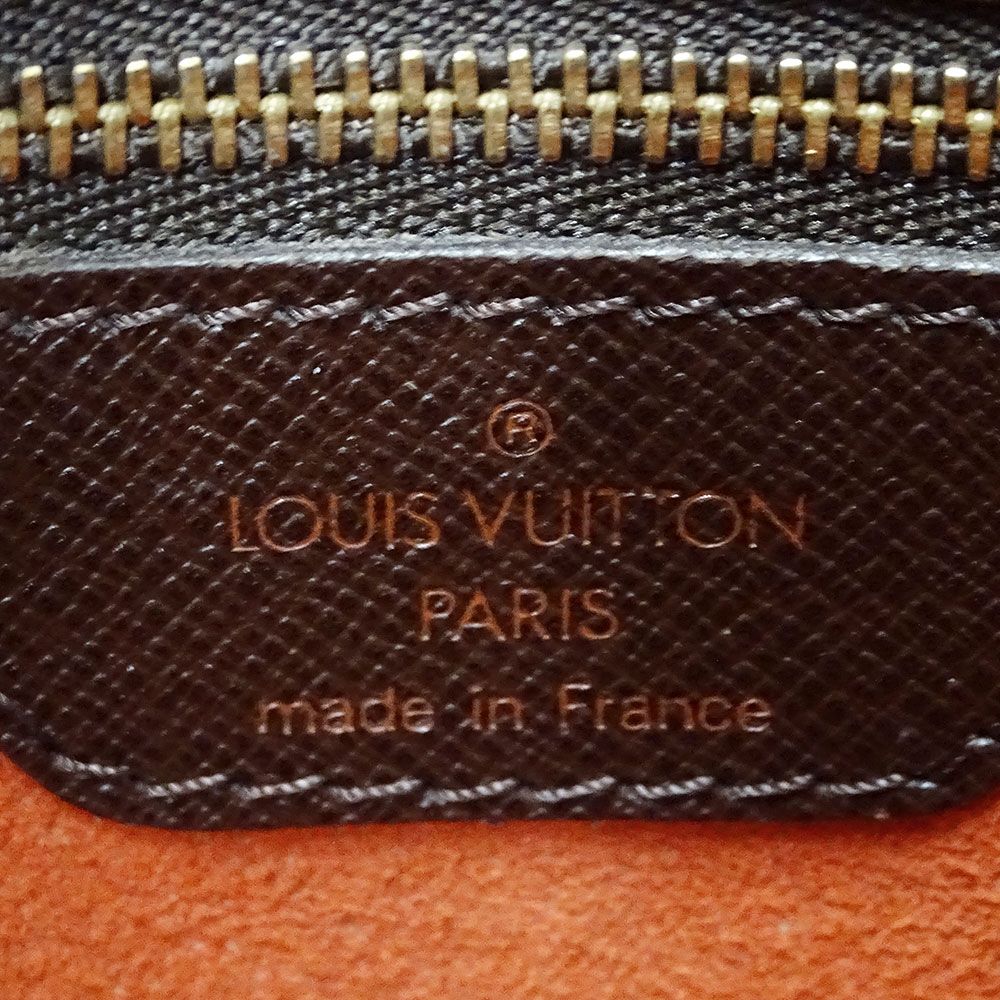 Louis Vuitton Tote Damier Canvas Venice PM Brown Handbag to School Adult — view 6