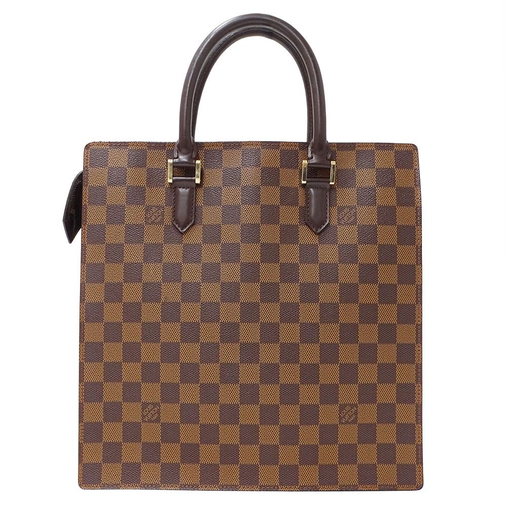 Louis Vuitton Tote Damier Canvas Venice PM Brown Handbag to School Adult — view 2