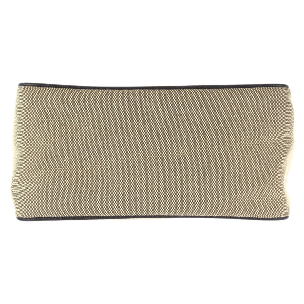 Gucci Sherry Line Beige Silver Canvas Leather Handbag Pouch — view 8