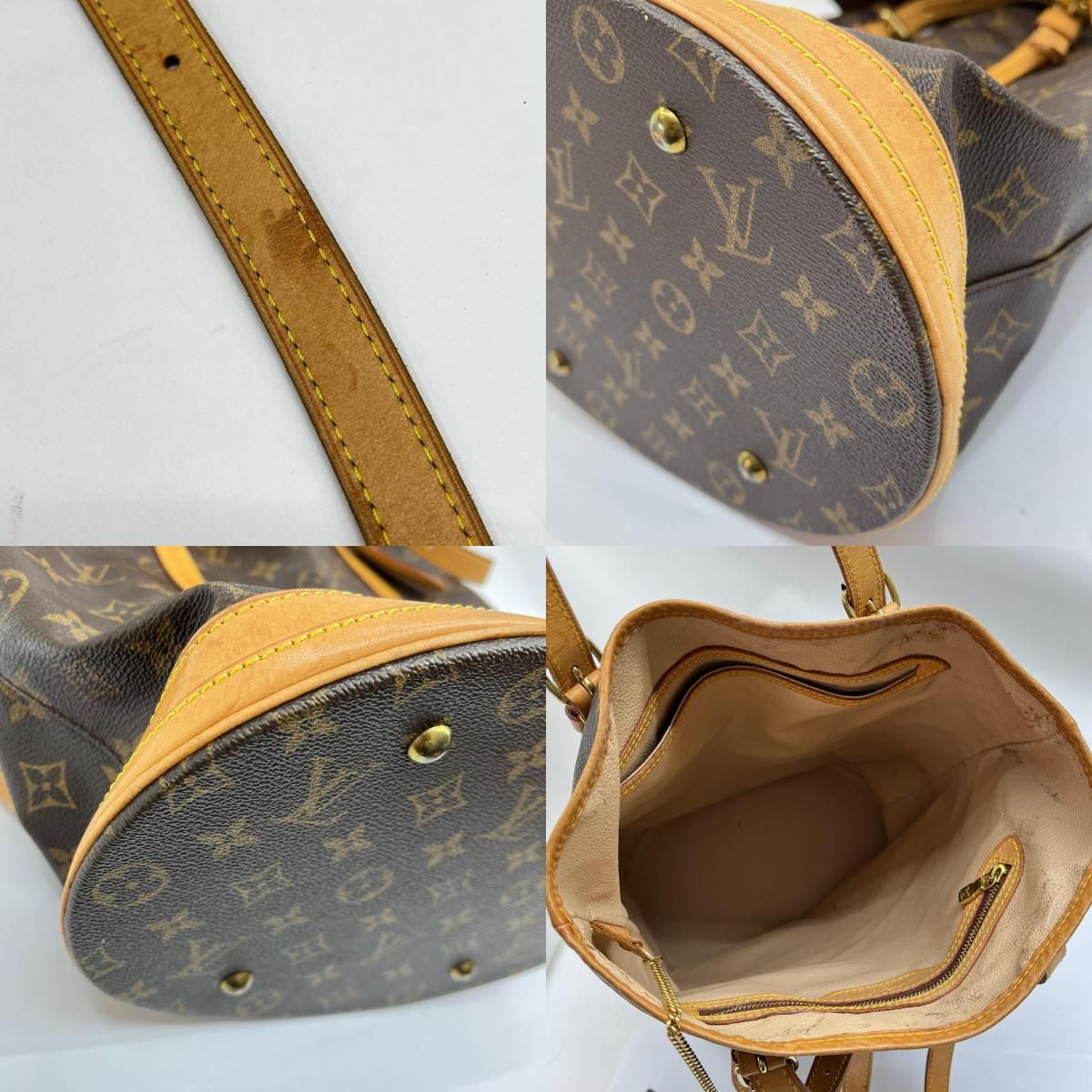 Louis Vuitton Tote Monogram Bucket 27 Solid Brown — view 8