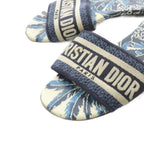 Dior Dway Sandals Logo 36 Blue — view 8