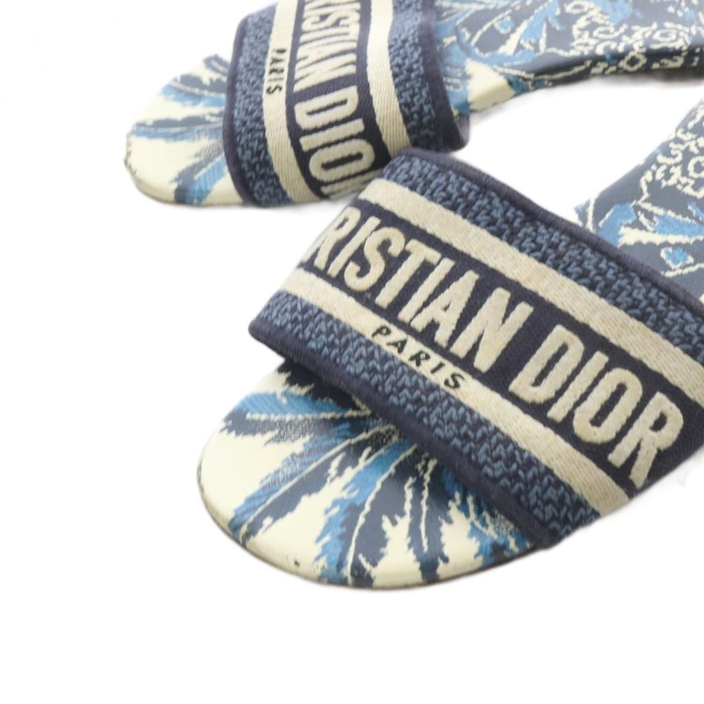 Dior Dway Sandals Logo 36 Blue — view 8