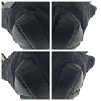 Gucci Black Silver GG Canvas Leather 019 Tote Shoulder Bag — view 3
