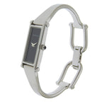 Gucci Stainless Steel Quartz Analog Display Black Dial Watch — view 2