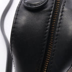 Louis Vuitton Shoulder Bag Saintonge Noir Black Canvas Leather — view 8