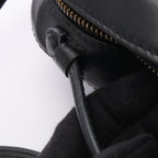 Louis Vuitton Shoulder Bag Saintonge Noir Black Canvas Leather — view 9
