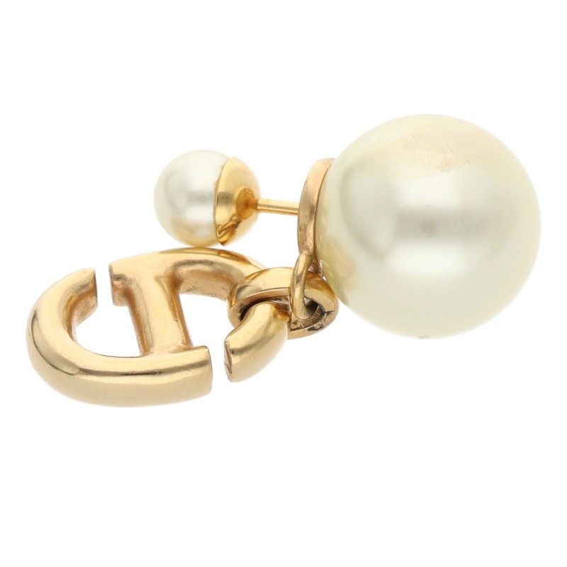 Dior CD Icon Faux Pearl Earrings — view 3